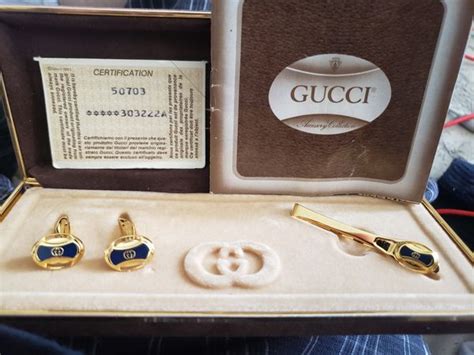 gucci tie clip replica|authentic gucci cufflinks.